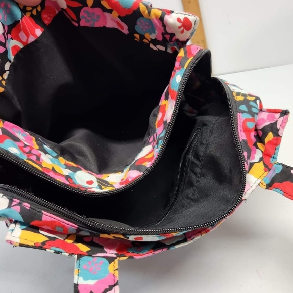 Waverly Insprirations Floral Bag with several pockets EUC - Picture 3 of 5